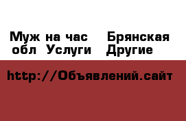 Муж на час  - Брянская обл. Услуги » Другие   